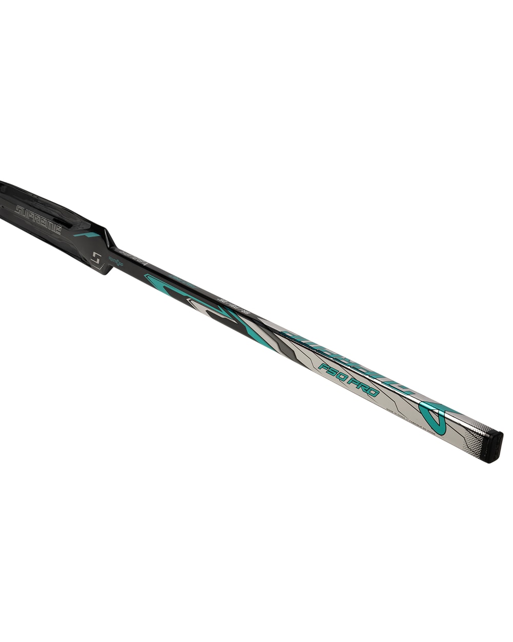 Bauer Supreme F50 Pro goalie stick, rear angled