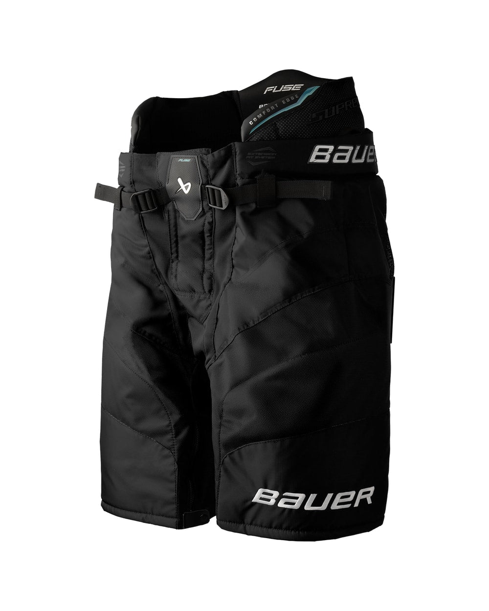 Bauer Intermediate Supreme Fuse Pants - Black, front view