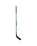 Bauer Intermediate X Series Grip Hockey Stick - 2025 - Black/Blue, full stick front view