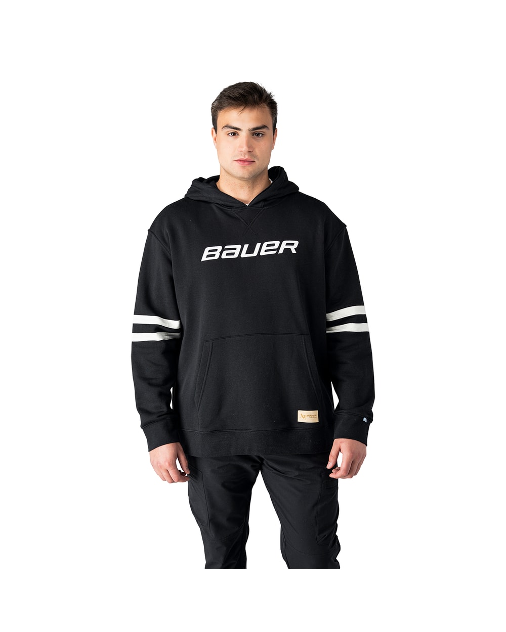 Bauer Jersey Senior Hoodie - Black - front