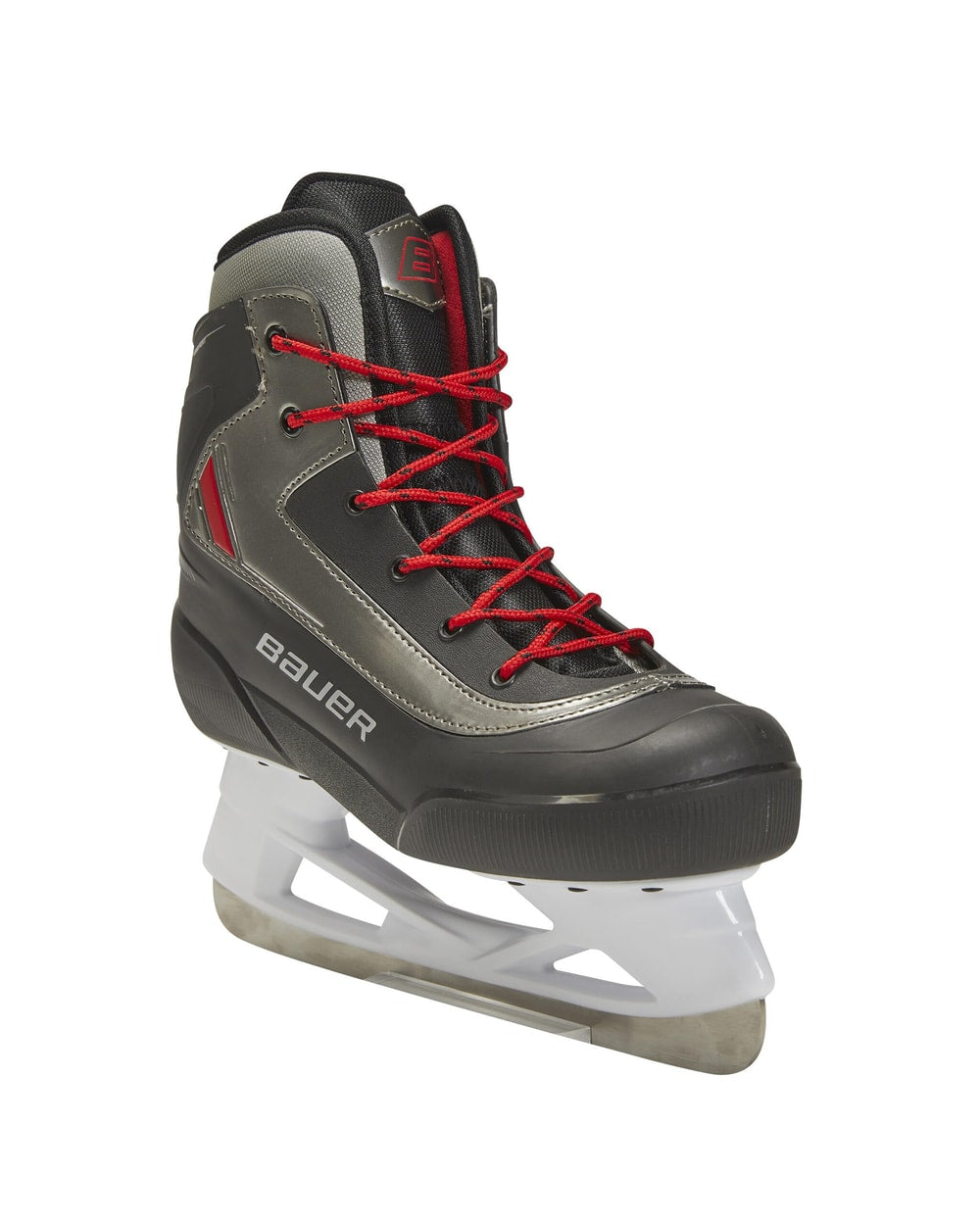 Bauer Junior Rec Ice Skates - Laser, front view