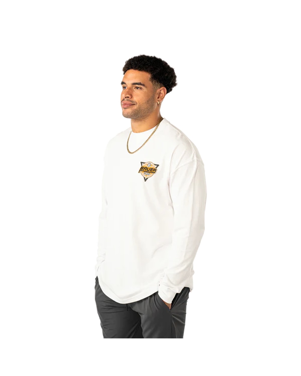Bauer Long Sleeve Retro Senior Tee