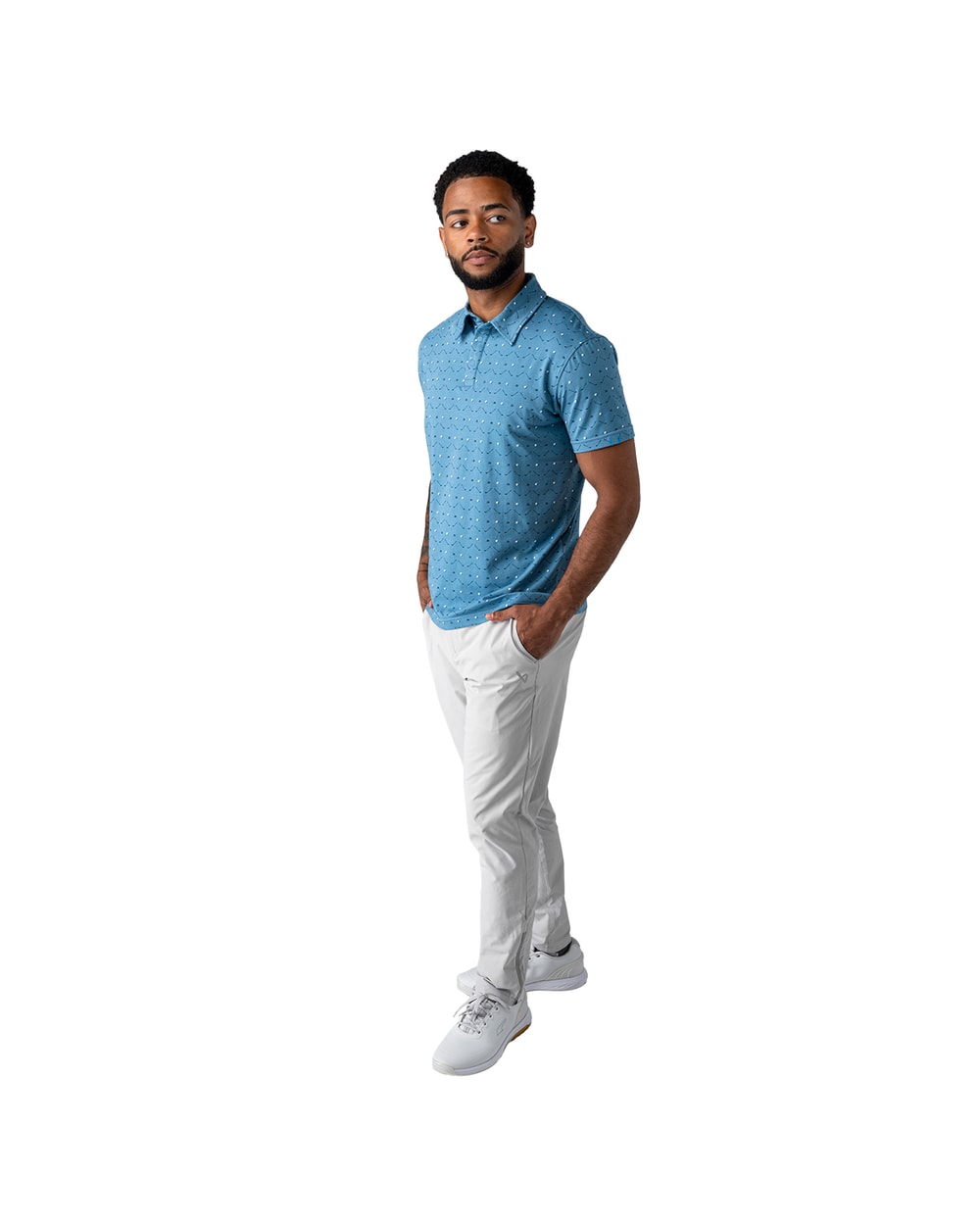 Bauer Men's Runoff Performance Polo - Water Hazard