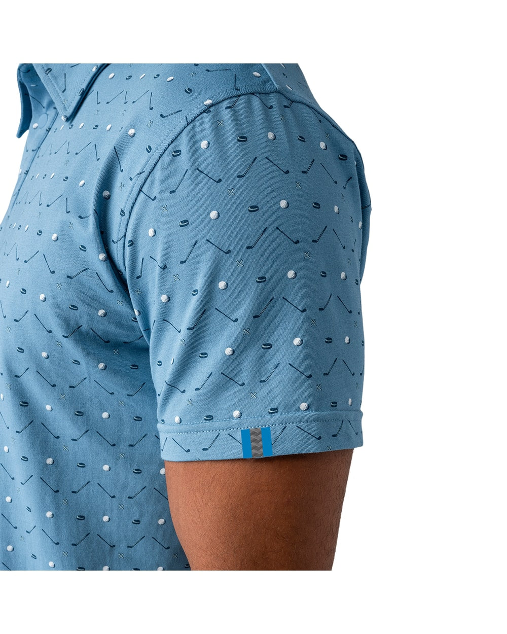 Bauer Men's Runoff Performance Polo - Water Hazard