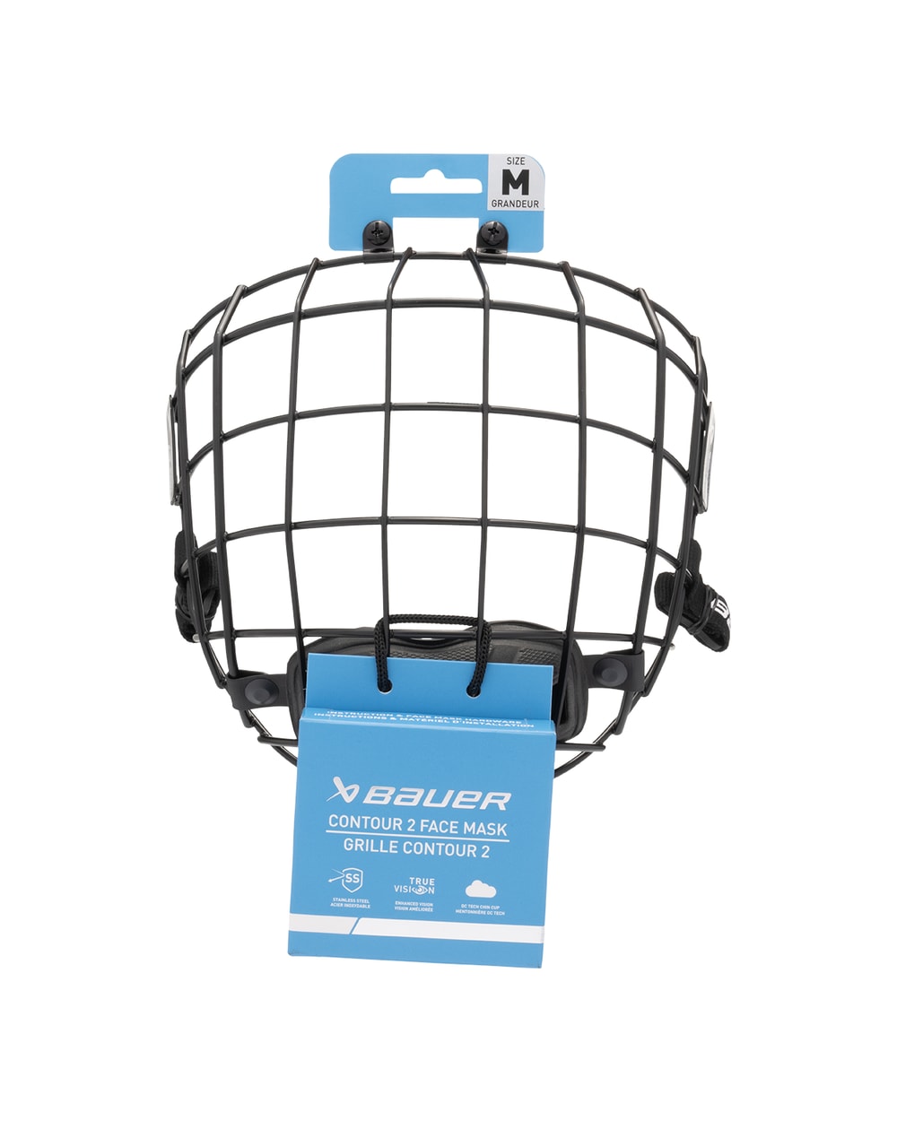 Bauer Senior Contour 2 Facemask - Black