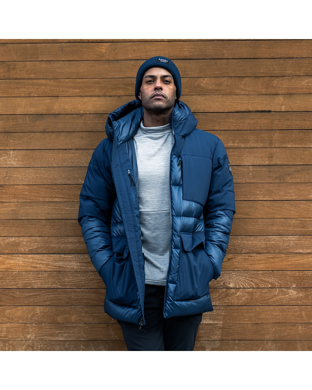 Bauer Senior Ultimate Puffer Jacket - Navy - back