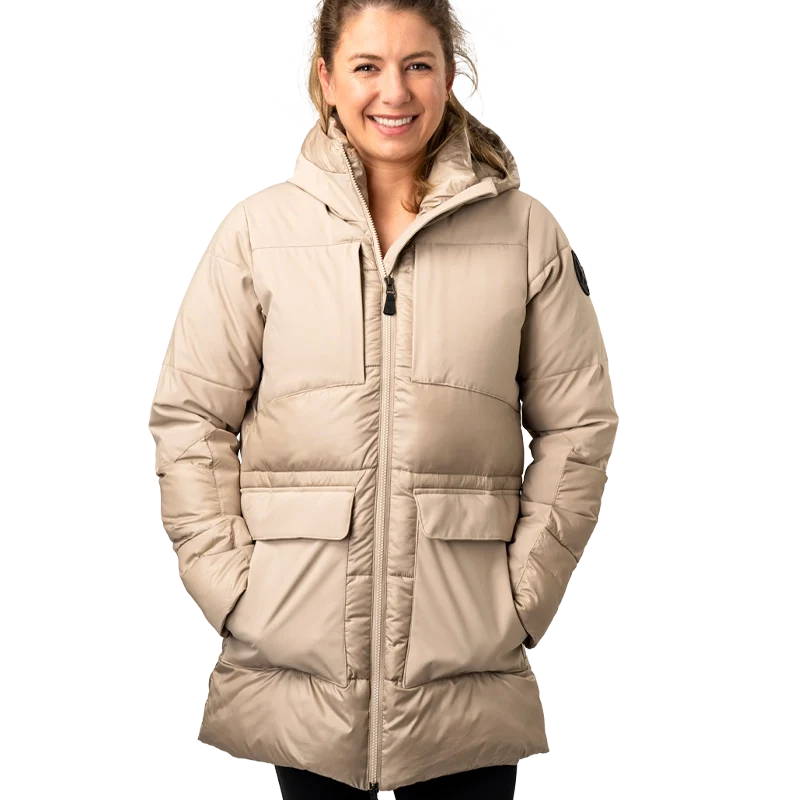 Bauer Women's Ultimate Puffer Jacket - Tan - front