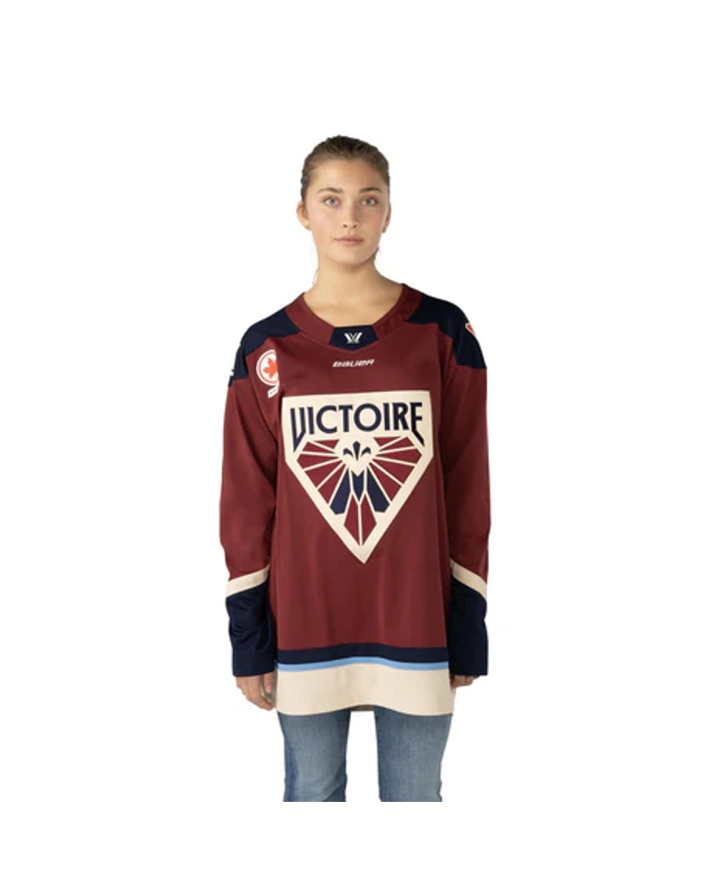 Bauer X PWHL Montreal Victoire Adult Hockey Jersey