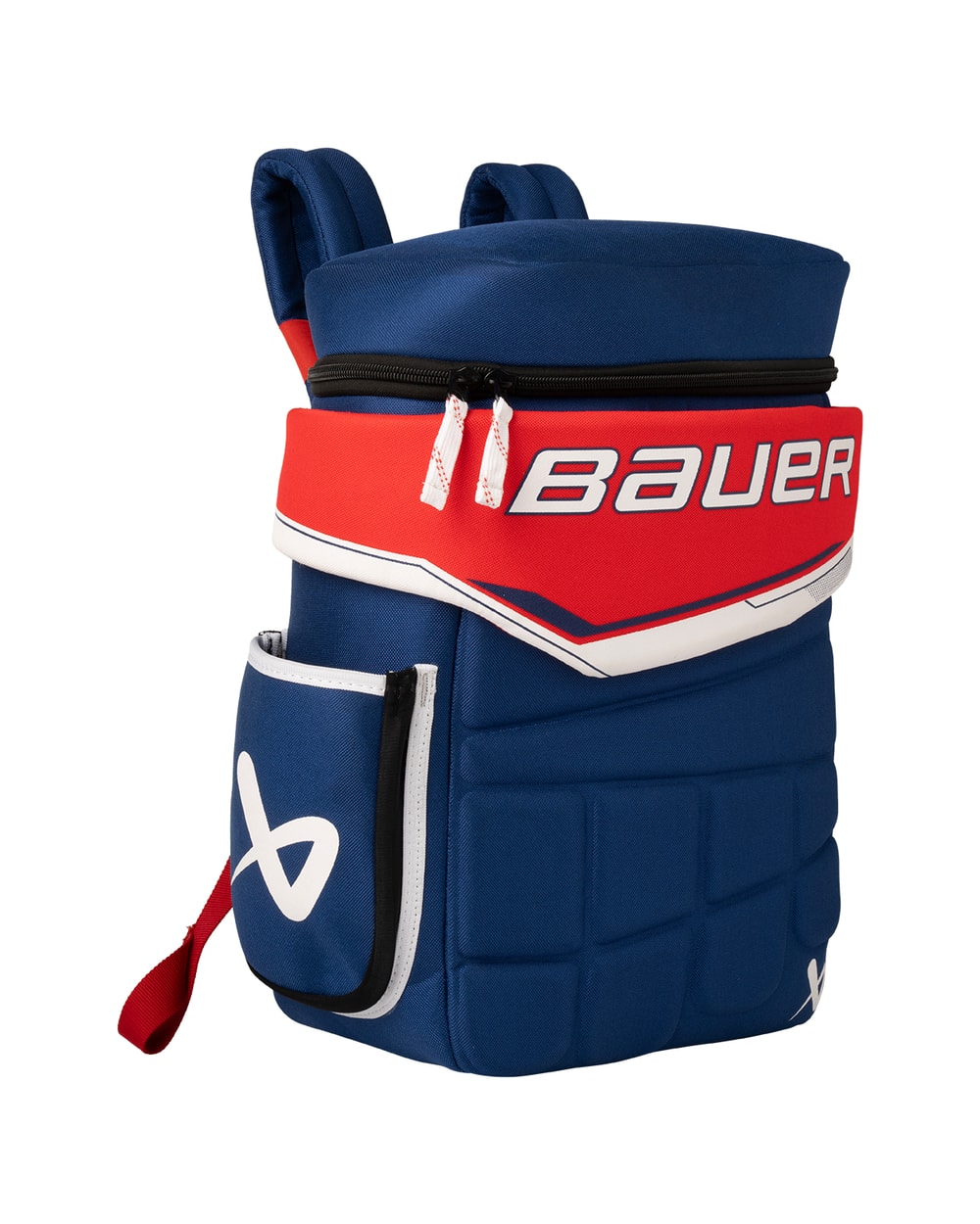 Bauer Youth Glove Backpack Blue/Red