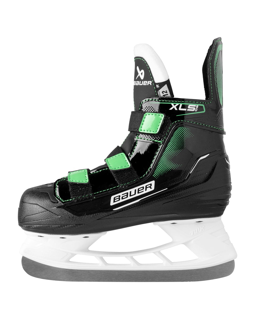 Bauer Youth X-LS 2.0 Hockey Skates - Black, front angle view