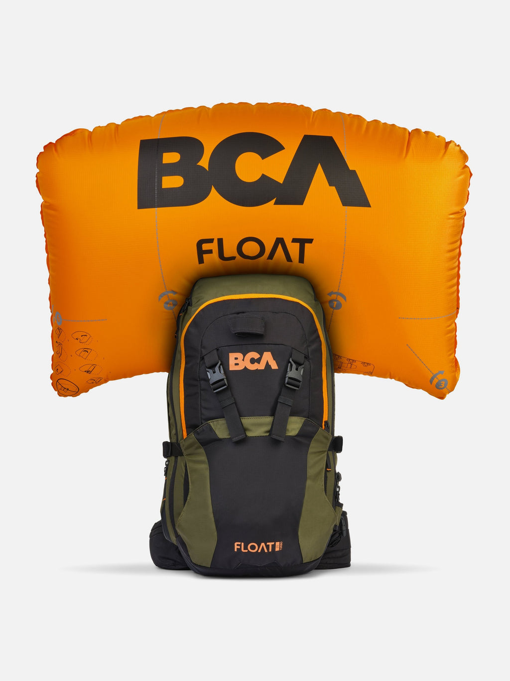 Backcountry Access Float 25 Turbo Avalanche Airbag 2.0 - airbag deployed