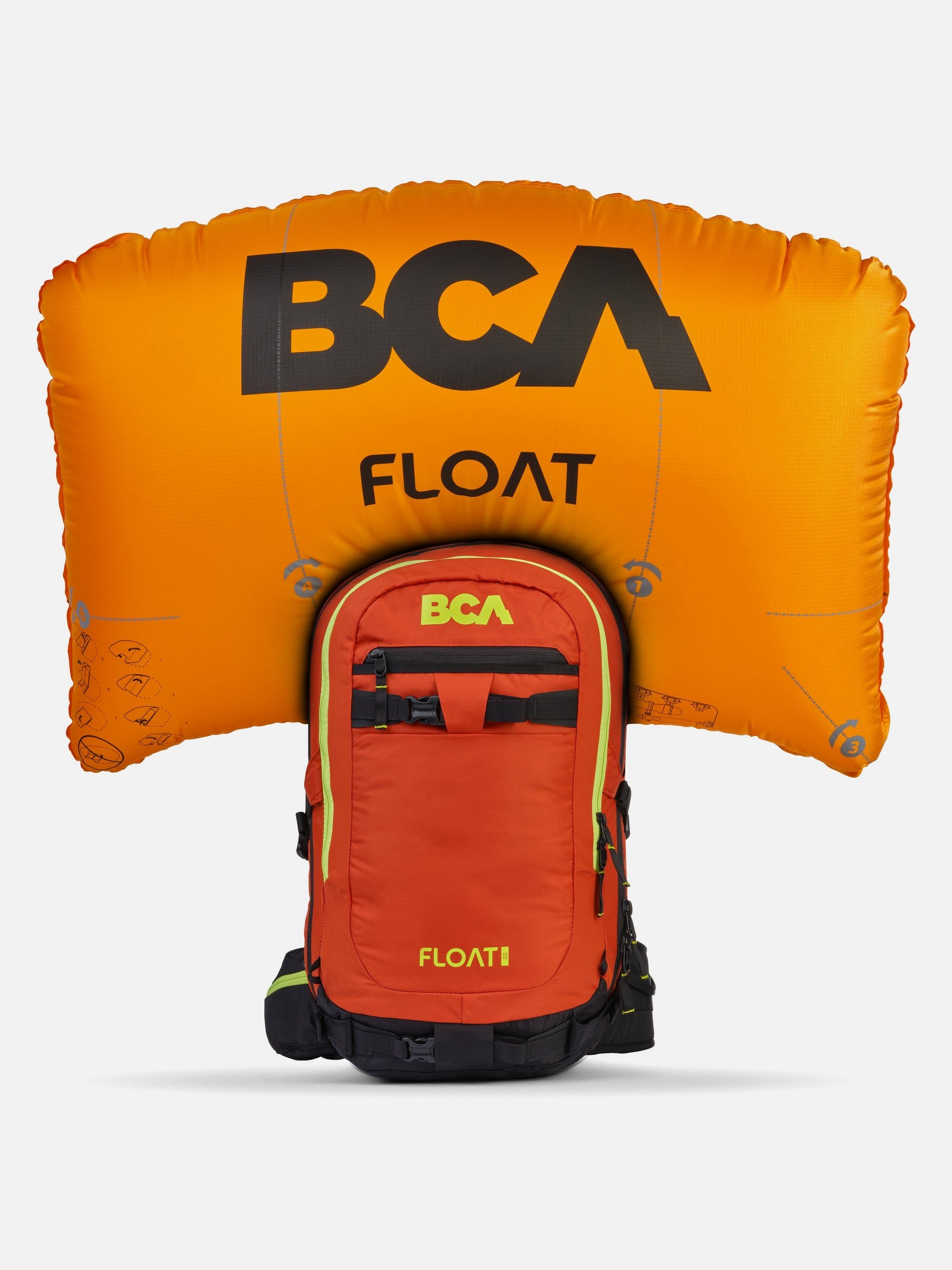 Backcountry Access Float 32 Avalanche Airbag 2.0 - airbag deployed