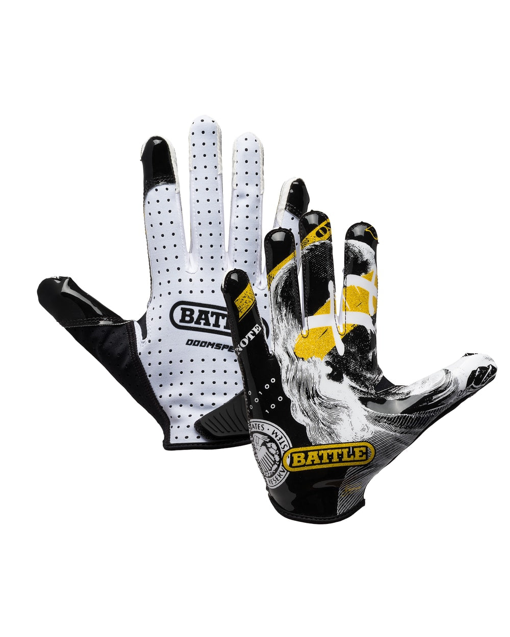 "Benjamin XX" Adult Doom Speed Receiver Football Gloves - BENJAMIN XX