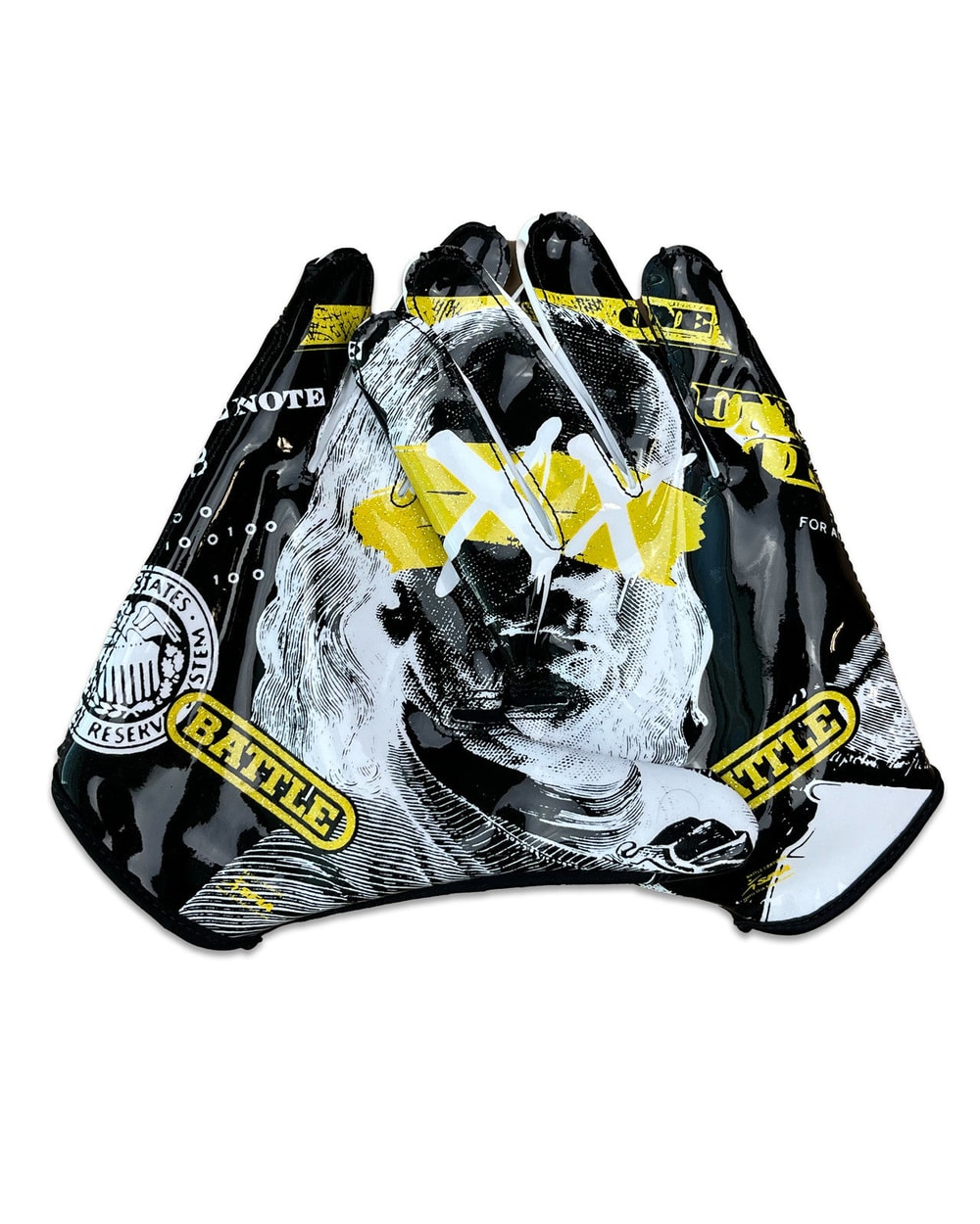 "Benjamin XX" Adult Doom Speed Receiver Football Gloves - BENJAMIN XX