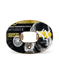"Benjamin XX" Chrome Oxygen Football Mouthguard - BLACK/GOLD