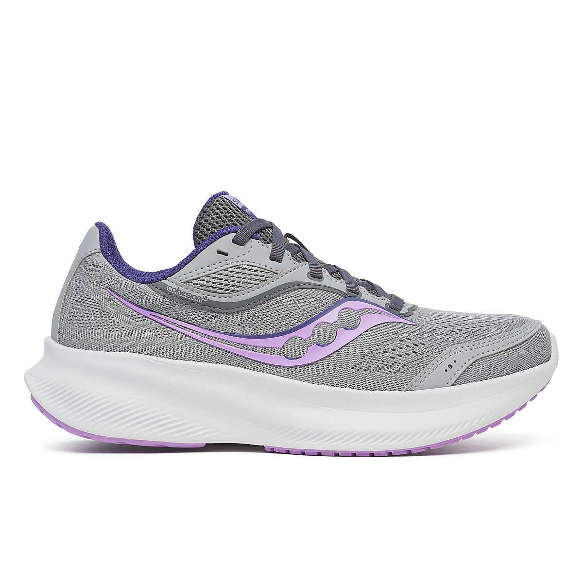 Saucony Women's Cohesion 18 Running Shoes - Fossil/Crocus Wide