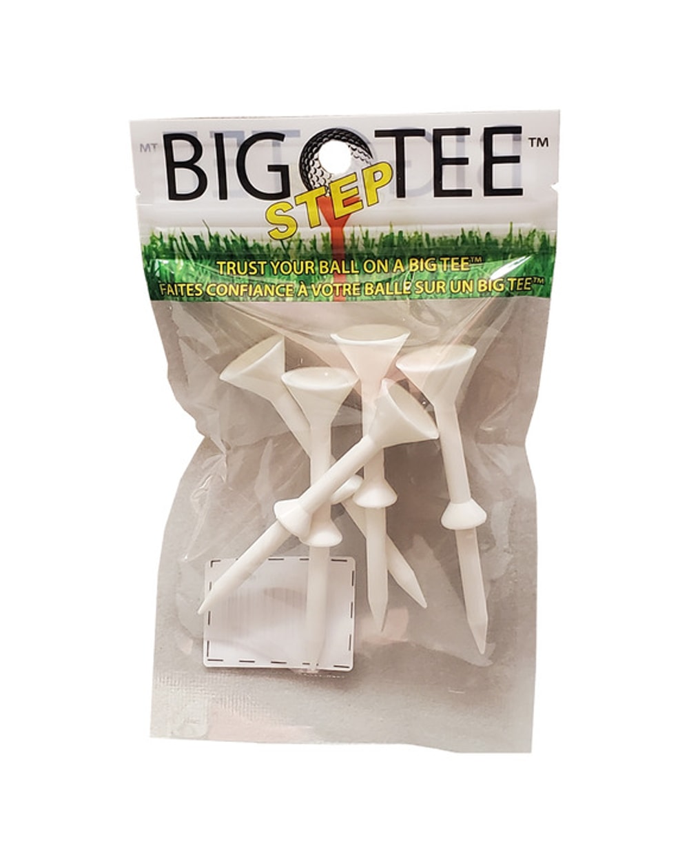 Big Step Tee Golf Tees - Pack of 5