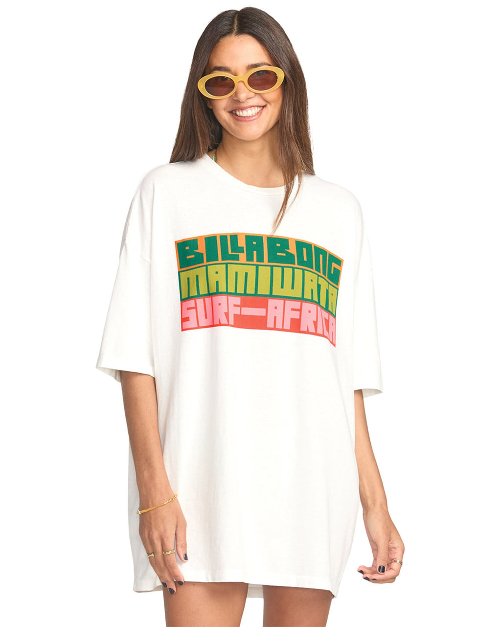 Billabong Women's Surf Africa Tee - White - front