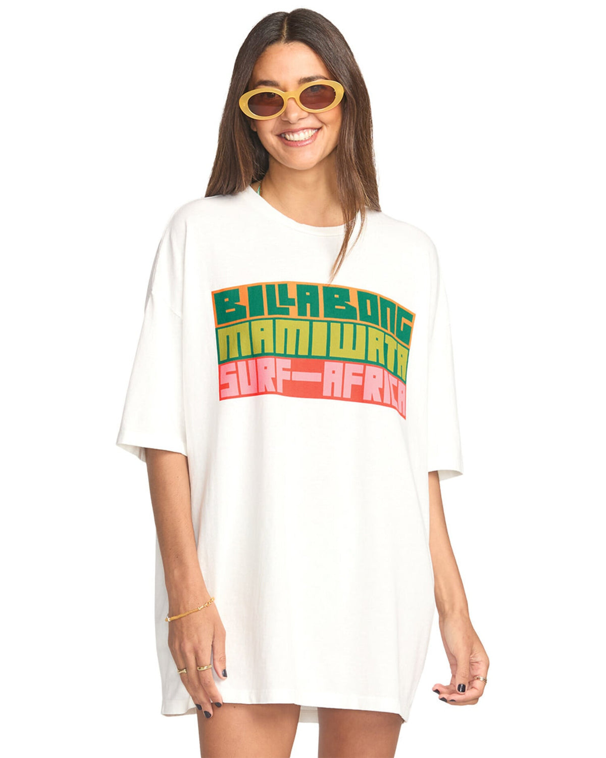 Billabong Women's Surf Africa Tee - White - front