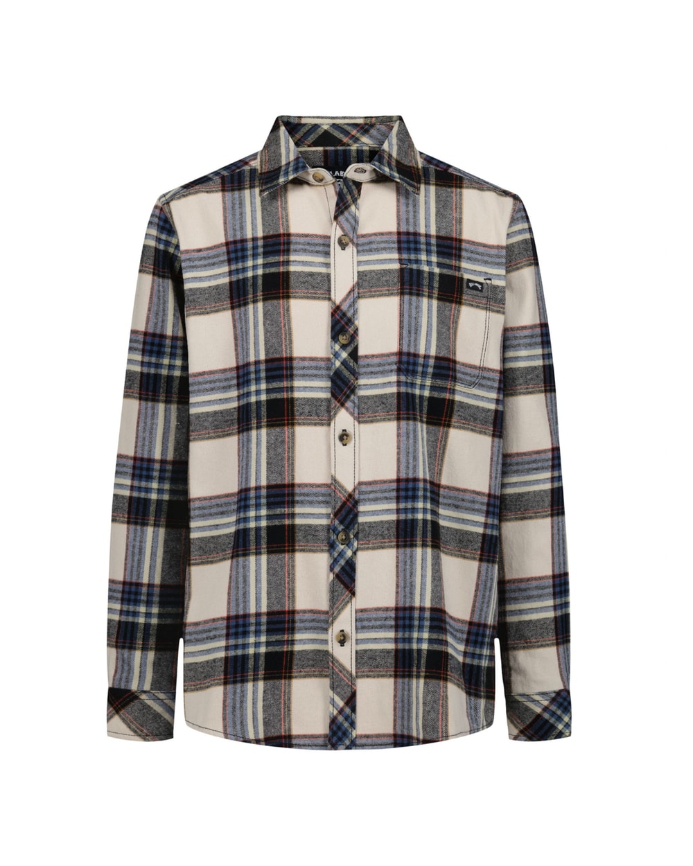 Billabong Boys' Coastline Flannel Shirt Oatmeal