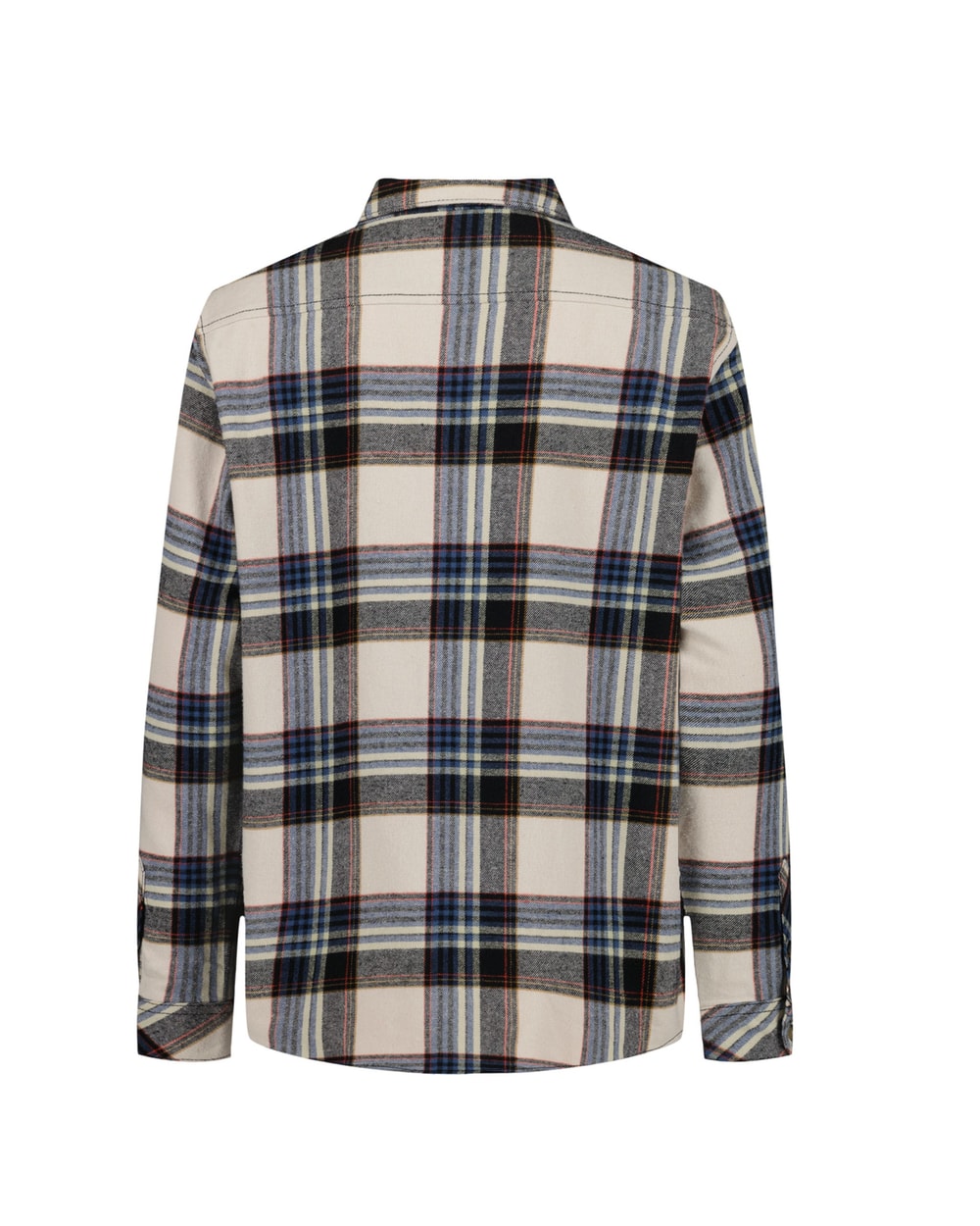 Billabong Boys' Coastline Flannel Shirt Oatmeal back