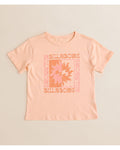 Billabong Sun Flare T-Shirt in Soft Peach - front