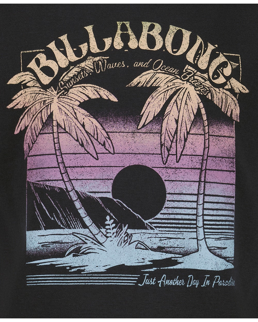 Billabong Sunset Dream Tee Black Sands front
