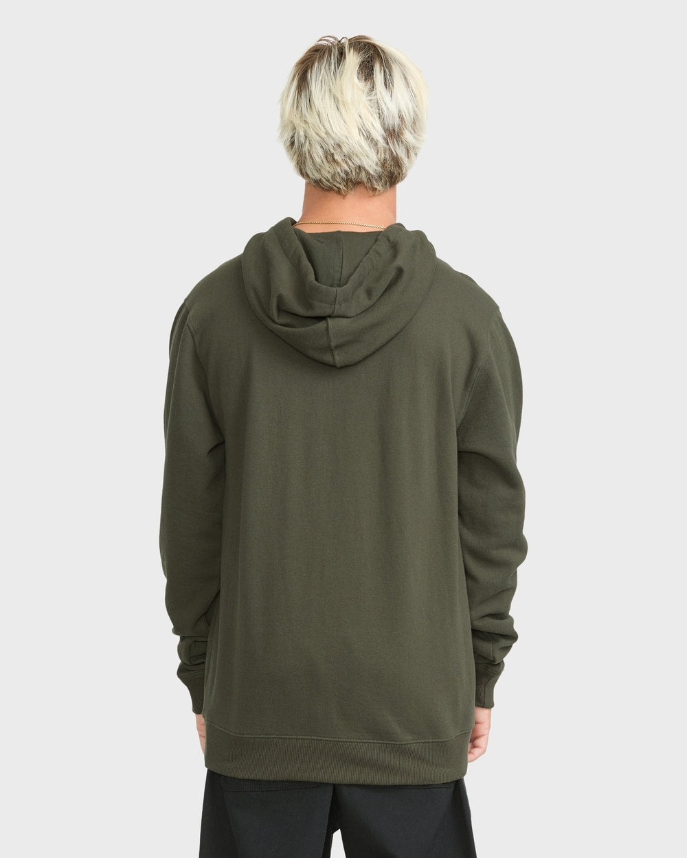 Billabong Men's All Day Pullover Hoodie in Rifle Green - back