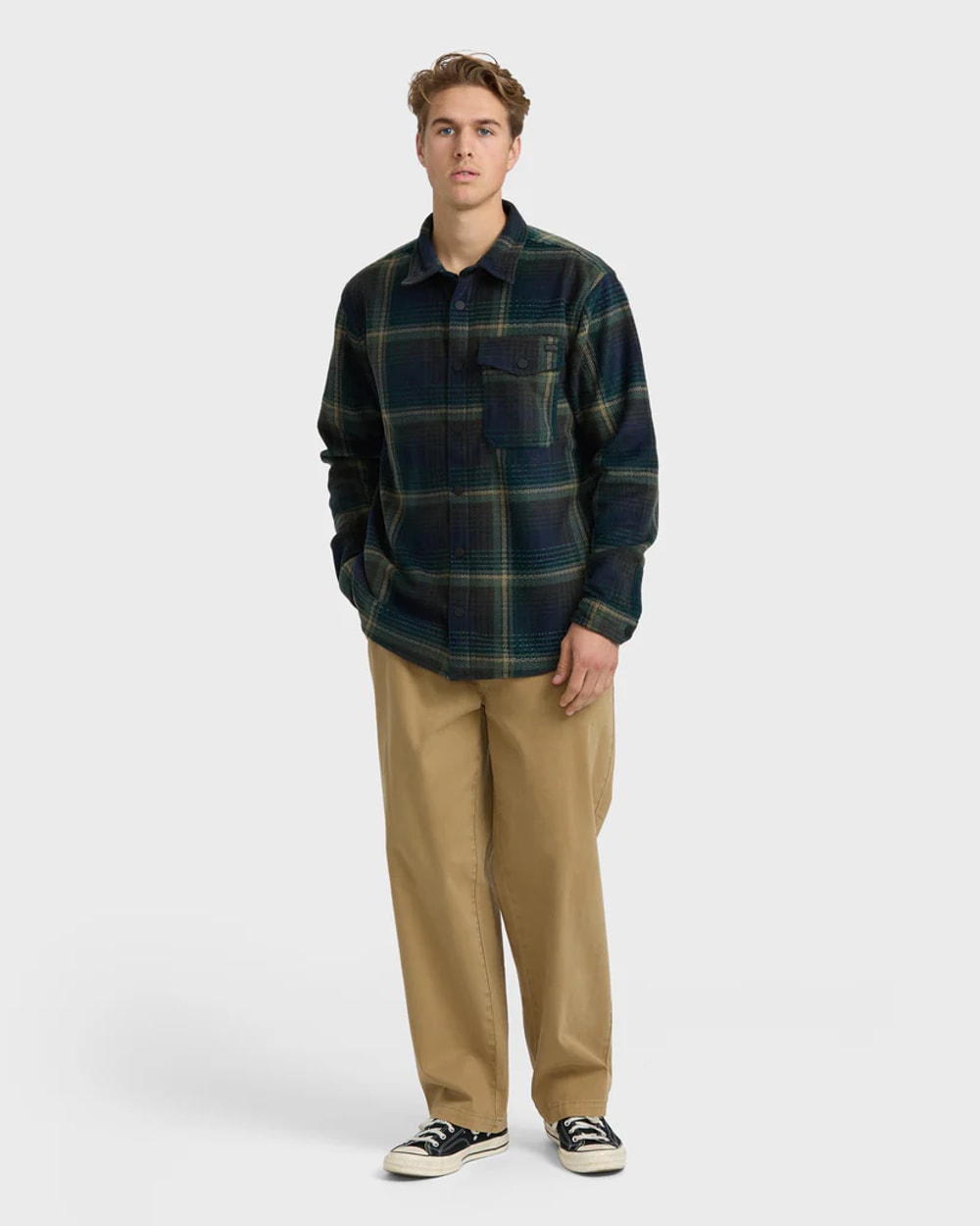 Billabong Men's Furnace Long Sleeve Flannel Shirt