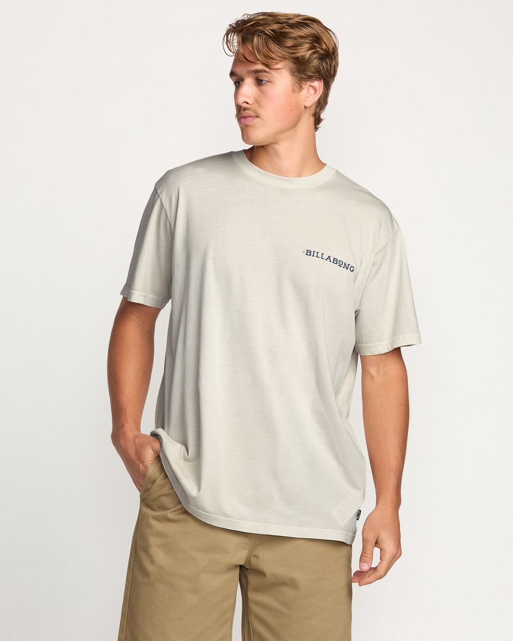 Billabong Paise Haze Premium Wave Wash Pocket T-Shirt - Chino - Front