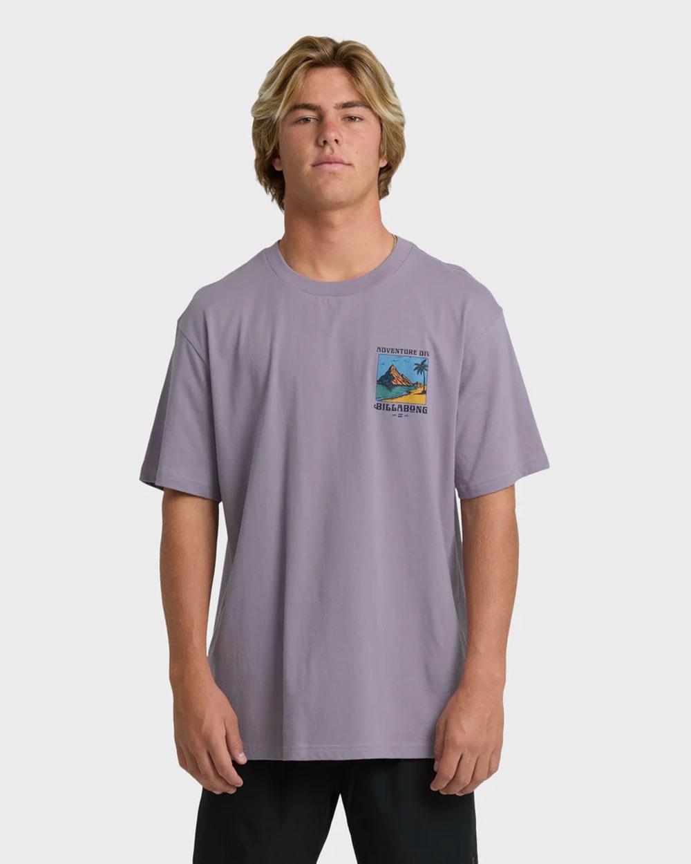 Billabong Men's Post Cards Adiv Premium Short Sleeve T-Shirt