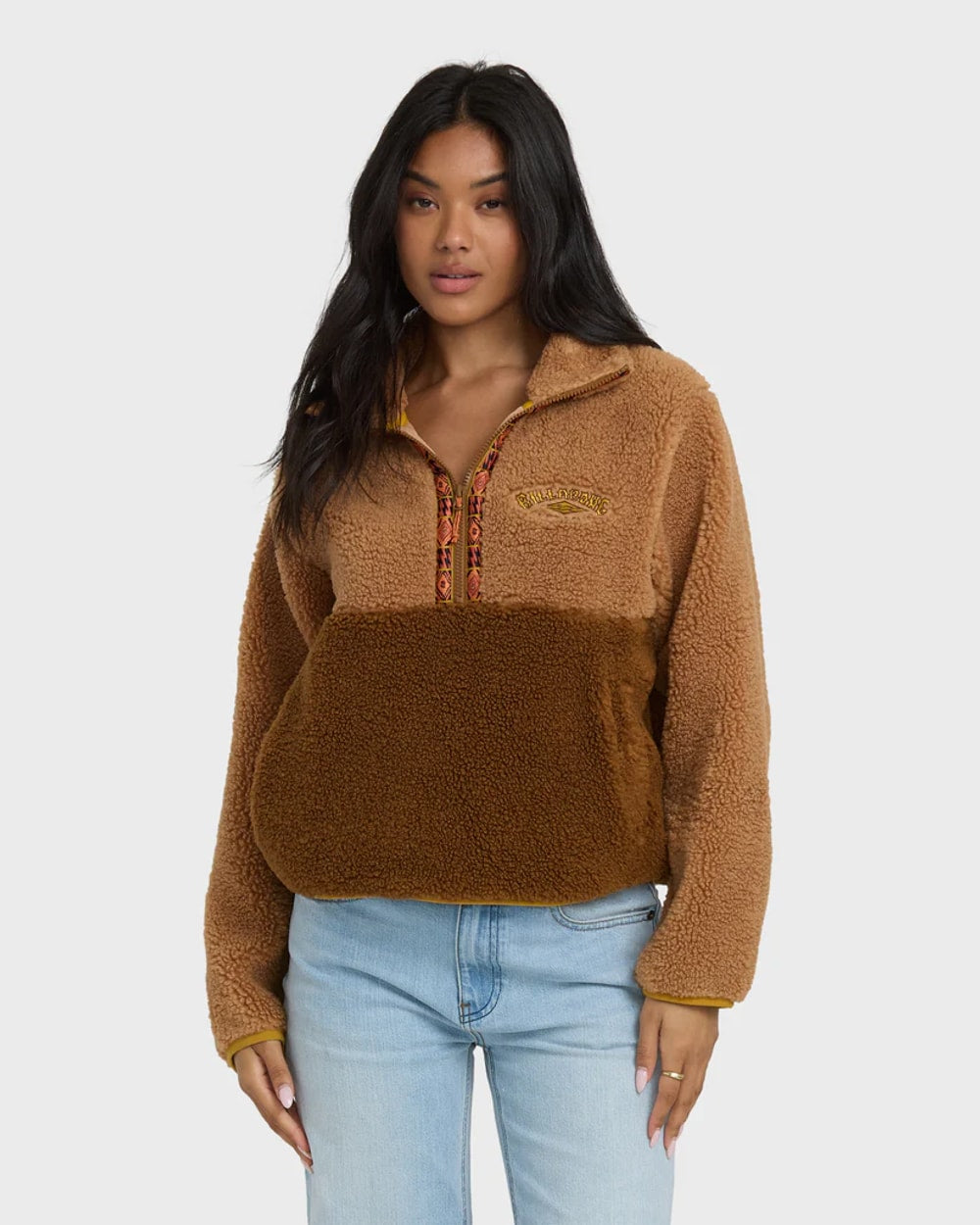 Billabong Women's A/Div Horizon Mock Neck Half Zip Sweatshirt