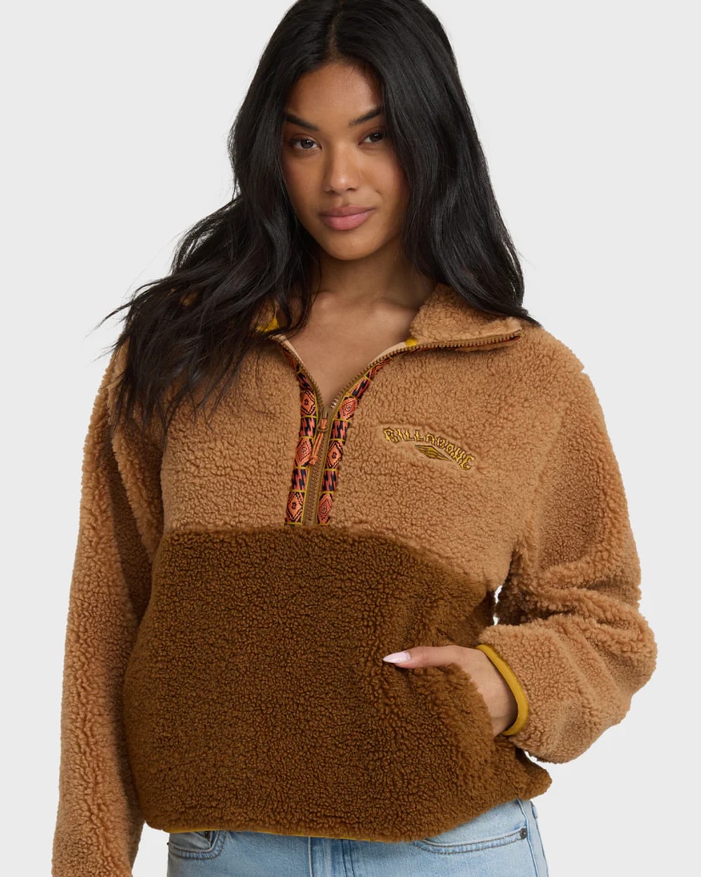 Billabong Women's A/Div Horizon Mock Neck Half Zip Sweatshirt
