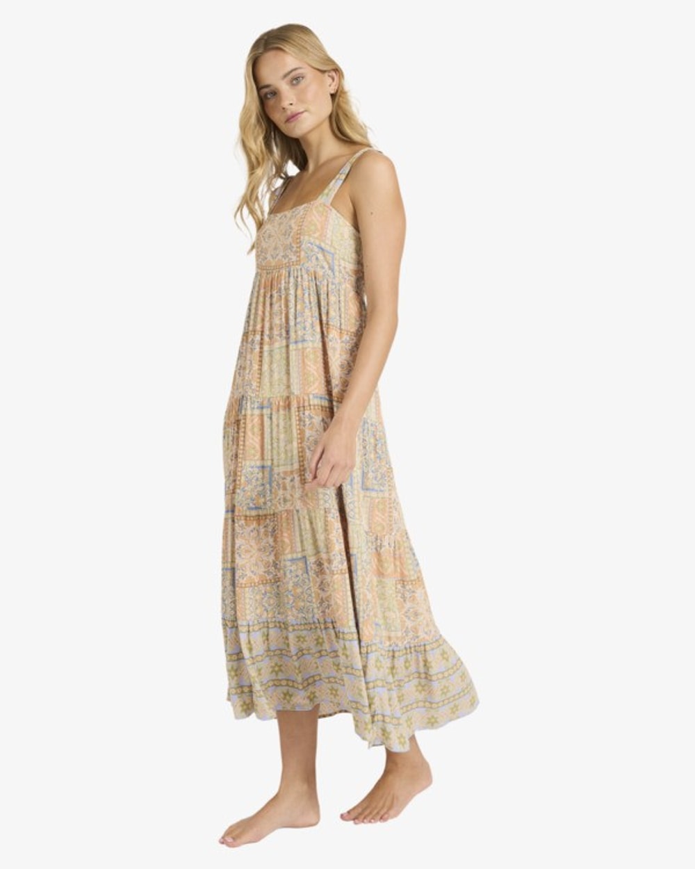 Billabong Women's All Good Maxi Viscose Crinkle Dress