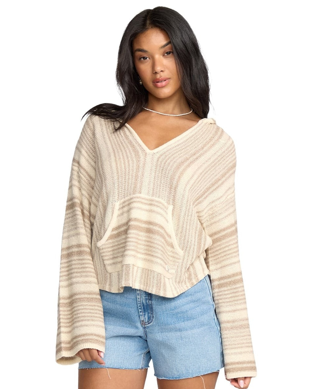 Billabong Baja Beach Sweater Cobblestone - front