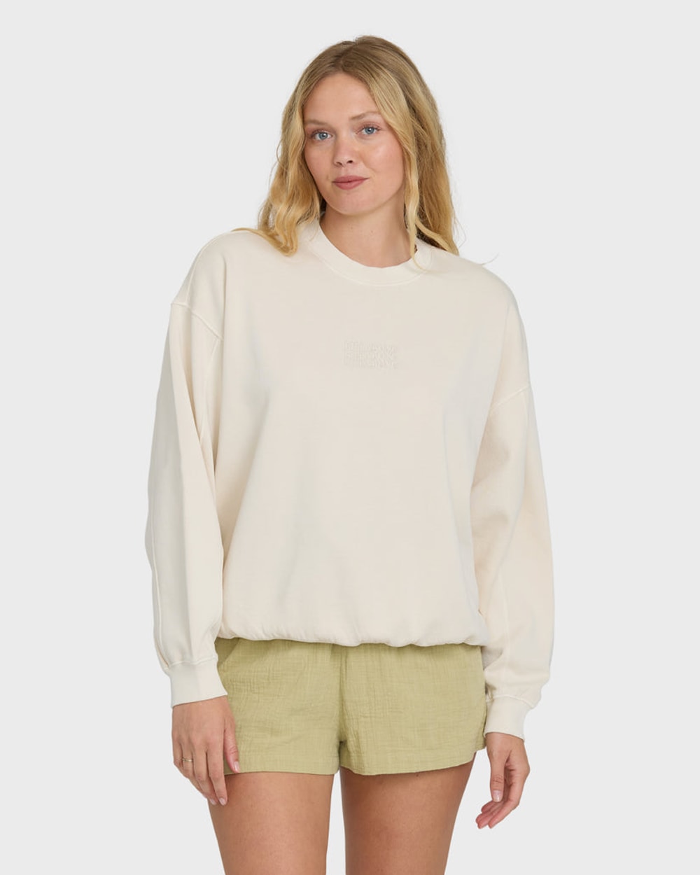 Billabong Women's Bleached Out Kendal Crewneck Sweatshirt