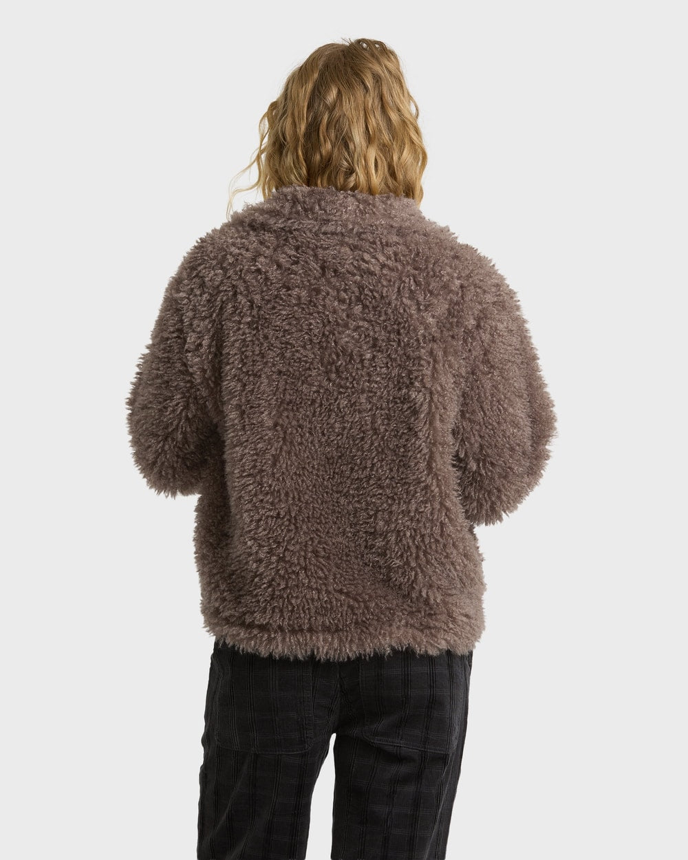 Billabong Women's Holidazed Fluffy Jacket - Incense, back