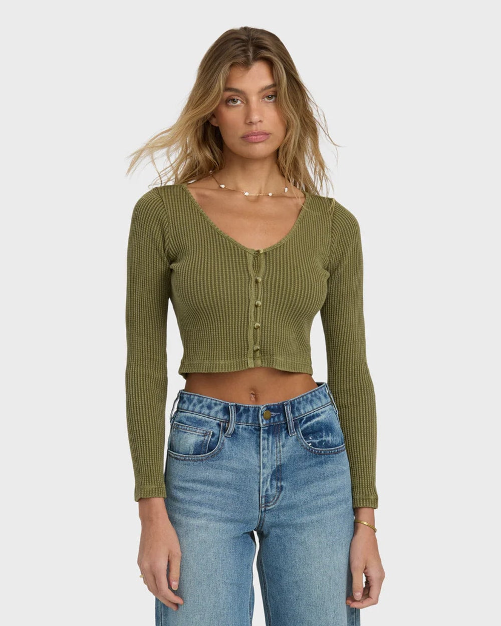 Billabong Women's Paxton Long Sleeve Top