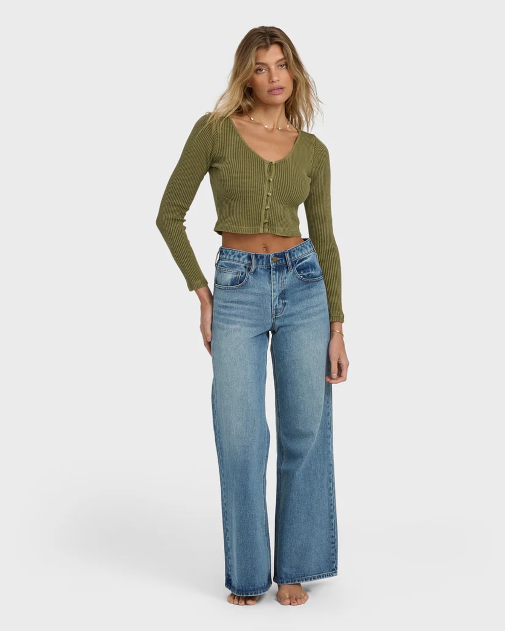 Billabong Women's Paxton Long Sleeve Top