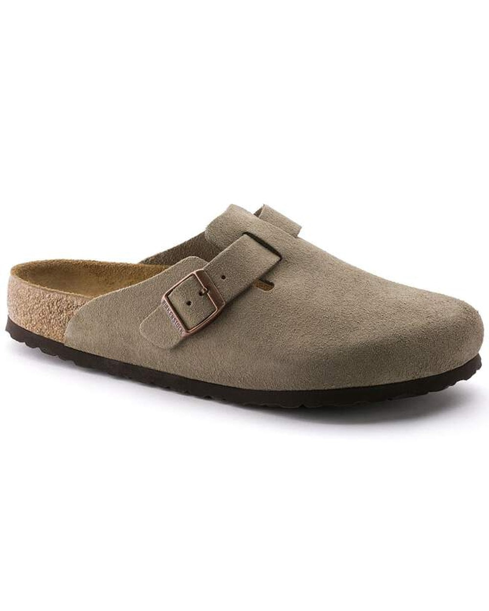 Birkenstock Boston Soft Footbed Suede Leather Clogs