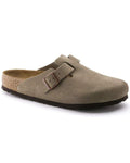 Birkenstock Boston Soft Footbed Suede Leather Clogs