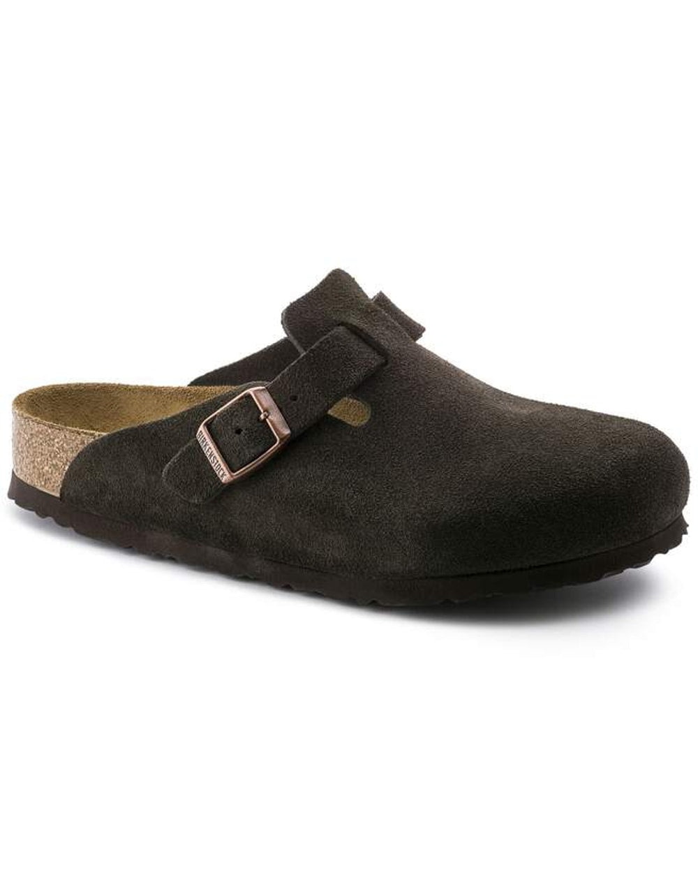 Birkenstock Boston Soft Footbed Suede Leather Clogs