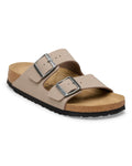 Birkenstock Arizona Birkibuc - Gray Taupe