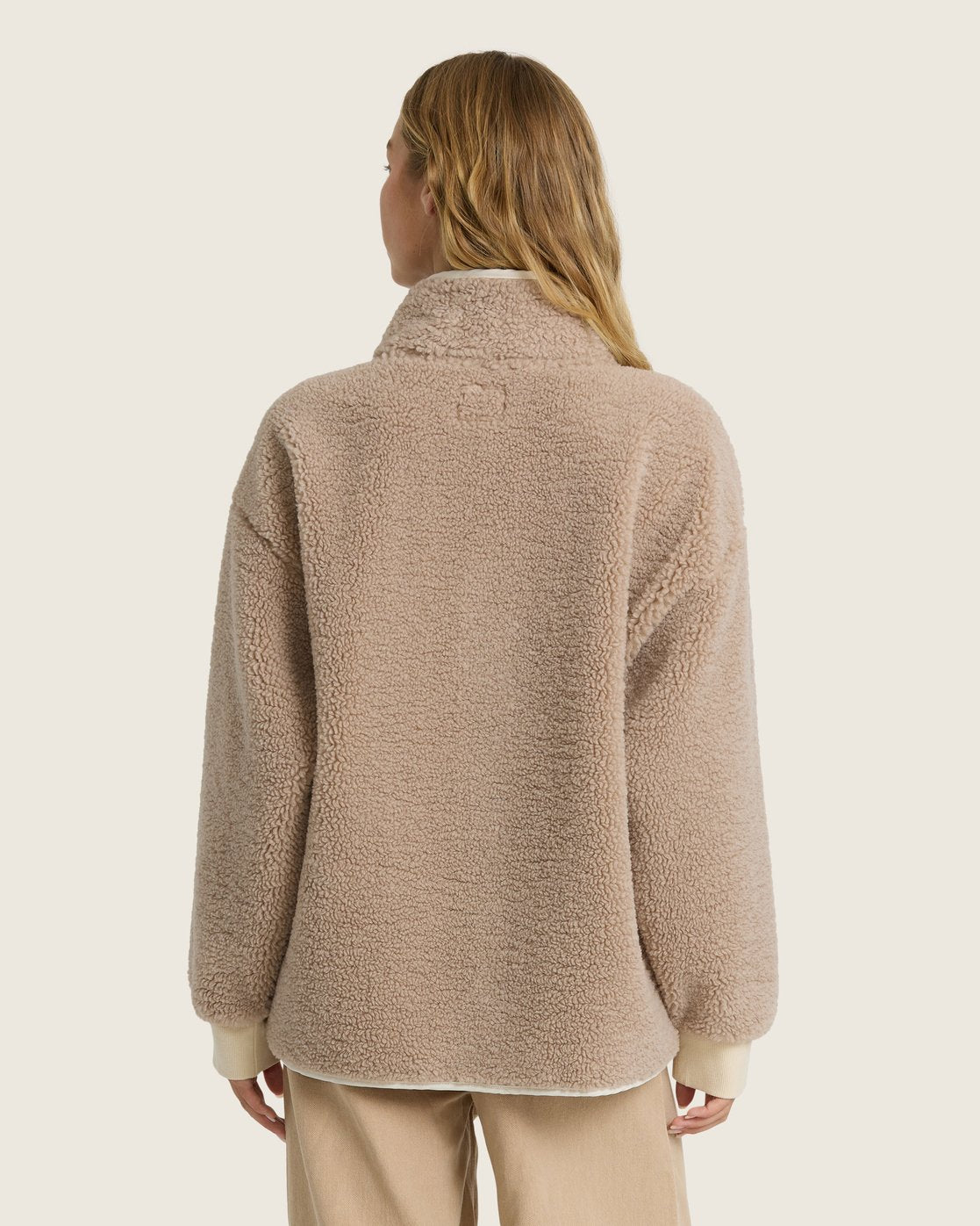 Billabong Women's Tree Hugger Fleece Jacket - Cobblestone - back