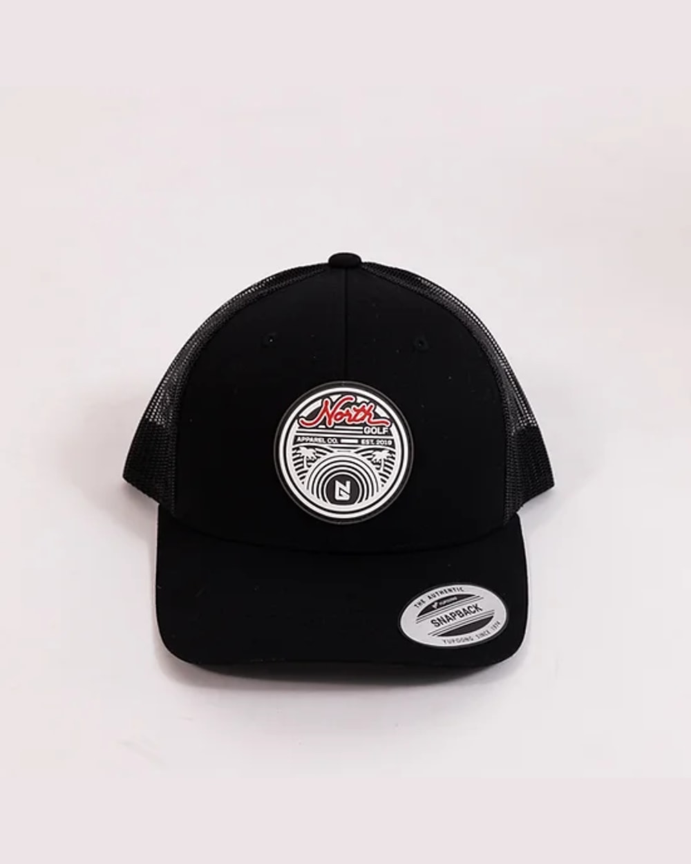 North Golf Black Palm Hat