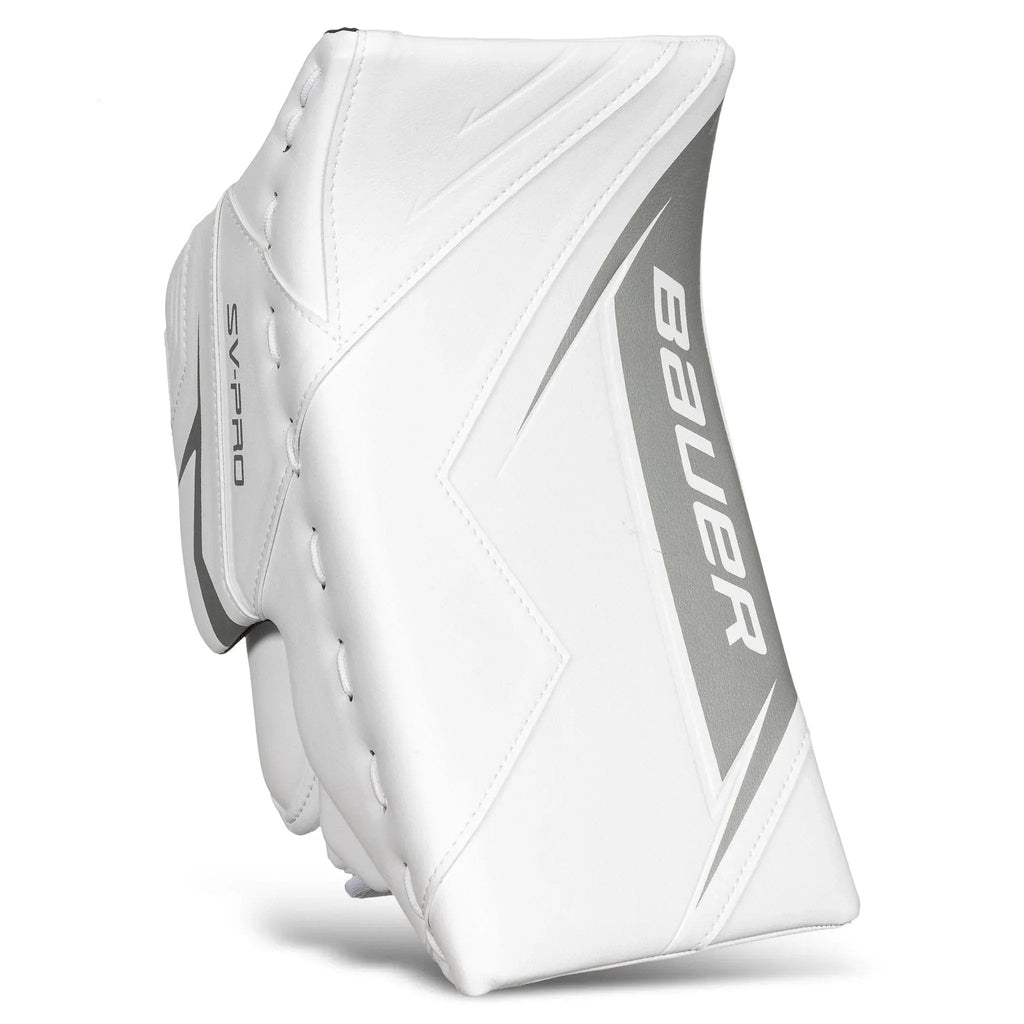 Bauer SV-Pro Junior Goalie Blocker - white, angle 2