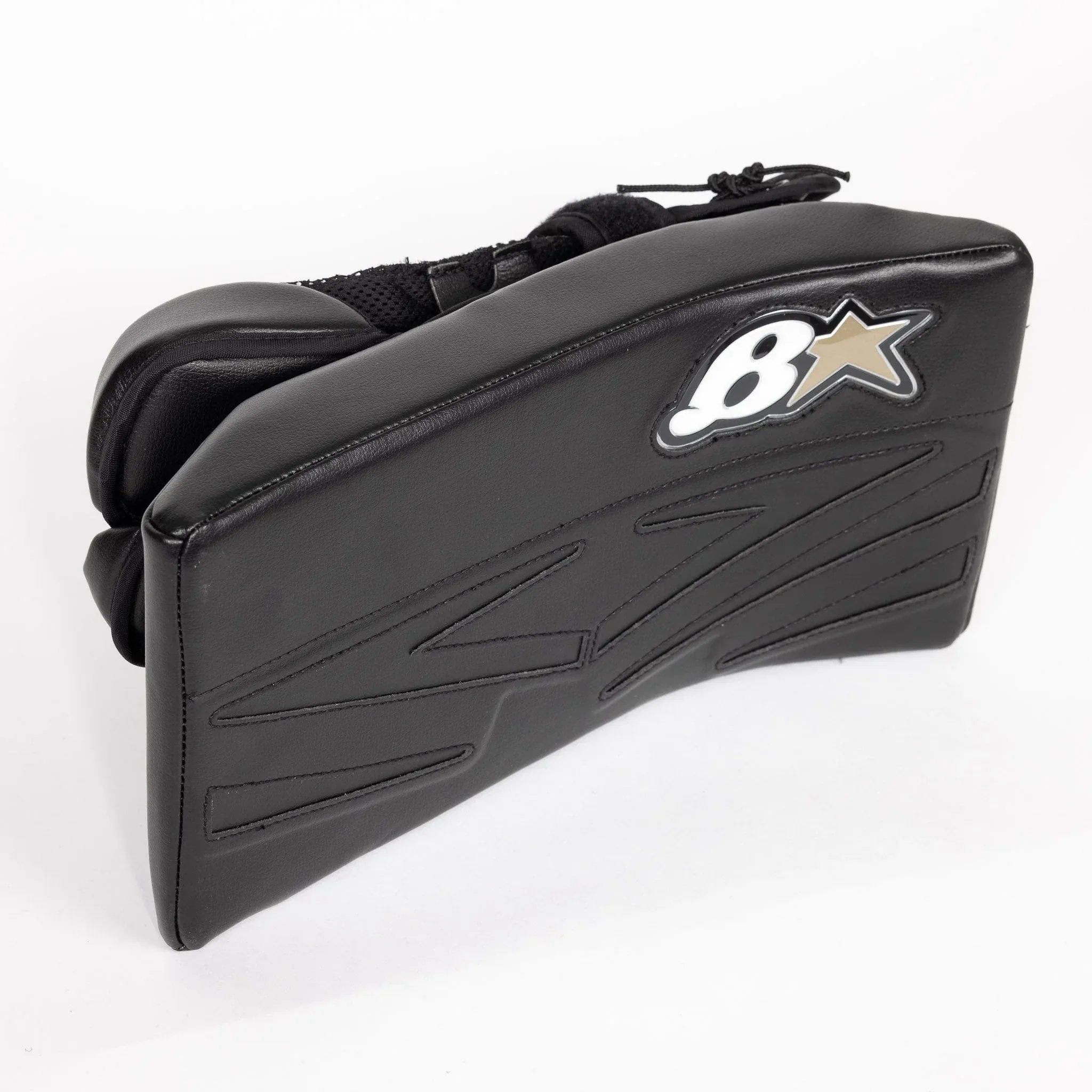 Brian's NetZero 3 Intermediate Goalie Blocker in black - rear edge
