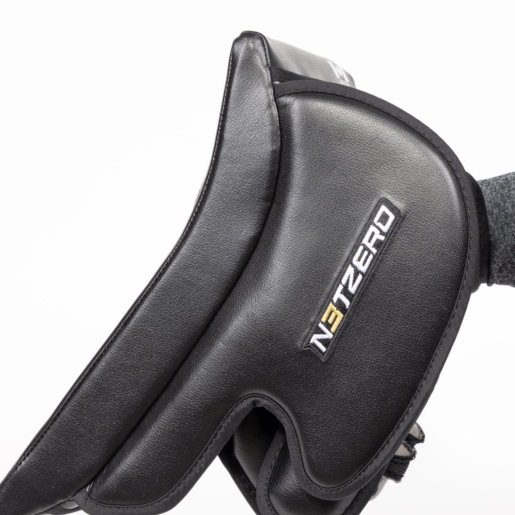 Brian's NetZero 3 Intermediate Goalie Blocker in black - sidewall