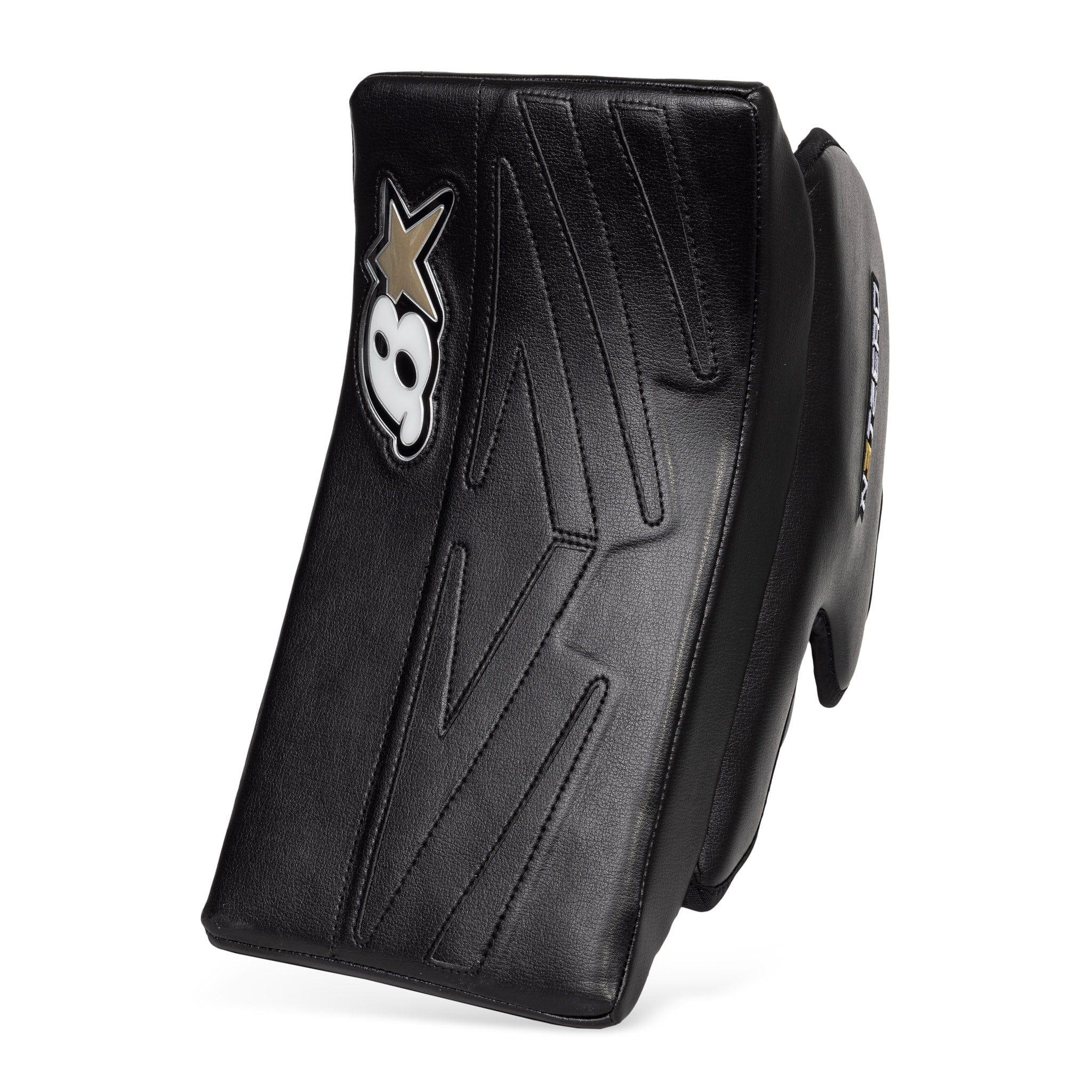 Brian's NetZero 3 Intermediate Goalie Blocker in black - front board