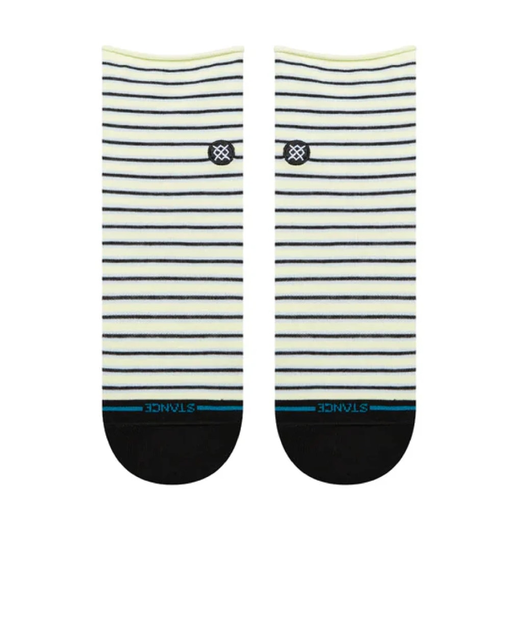 Blue Fade Quarter Sock- Women's